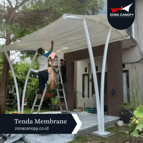 Canoppy Membrane Teras Rumah depok